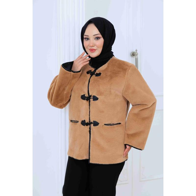 İçi Deri, Kürk Bolero - 8006